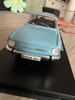 kovový model 1:24 ? auto Škoda 100L 1974,top stav - 8