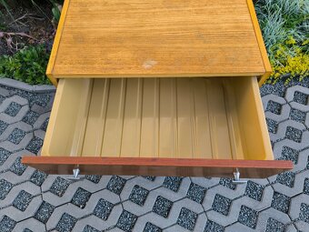 Retro šuplíková komoda, skříňka UP Závody- Brusel - 8