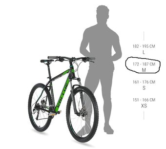 Pánské Horské kolo Kellys Madman 50 zeleno-černé 27.5 vel.M - 8