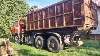 Tatra 815 hákový nosič 2x kontejner hydr. Ruka 6x6 - 8