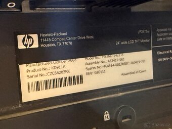 Monitor LCD 24” Hewlett-Packard LP2475m - 8