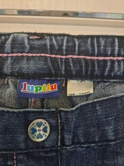 Zimní bunda s kapucí a rifle vel. 104 věk 3-4 roky - 8