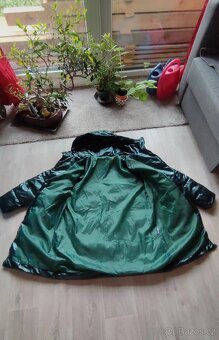 Nová metalicky zelená bunda L/XL - 8