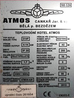 PRODEJ KOTEL ATMOS - 8