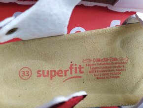 Dívčí sandály zn. Superfit, vel. 33, flitry, jahody - 8