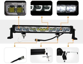 22″led rampa s denným svietením 128w ,homologizácia E9 - 8