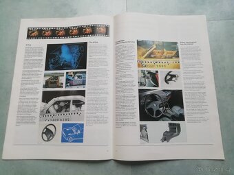 BMW E32 katalog / prospekt - bezpečnost vozidla - 8