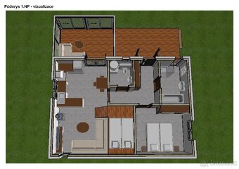 k prodeji celoročně obyvatelný dřevěný montovaný dům - 8
