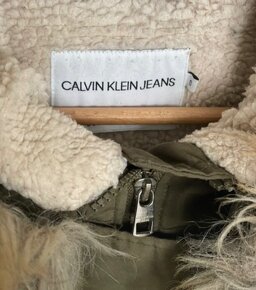 Zimní khaki parka CALVIN KLEIN vel. S/M - 8