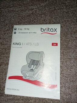 Britax Romer KING II, 9-18 kg (9 měs.-4 roky) - 8