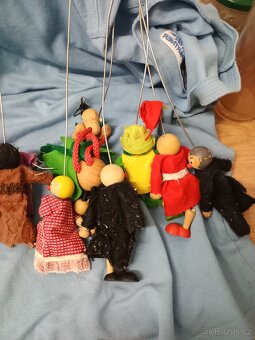 Loutky že dřeva 12 ks - 8