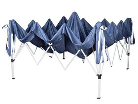 nový Nůžkový stan rychleskládací altán 3na3m modrý - 8