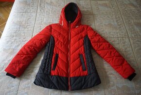 Dámská prošívaná červená zimní bunda Epister 2XL/42-44 - 8