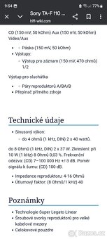 Zesilovač Sony - 8