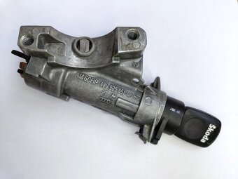 Spínací skříňka + zámek řízení Volkswagen Škoda Seat Audi. - 8