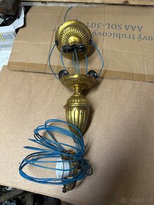Stolní větráček, lampička, stahovací lustr - 8