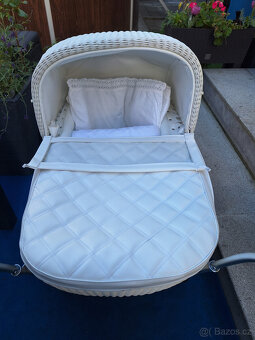 retro kočárek šestipérák bužírkový pro dítě - 8