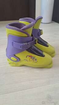 Dětské lyže Atomic + lyžáky Nordica + hůlky - 8