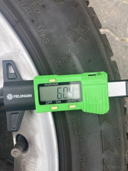 Alu disky 5x120 z vozu BMW řada 1, pneu zimní - 8