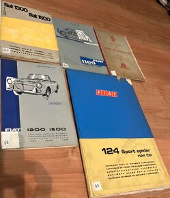 Fiat 500, 600, 600D, 124spider, 1100, 1200cabrio - 8