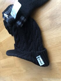 Set čepice a rukavic CROCS - černá, šedá, růžová - 8