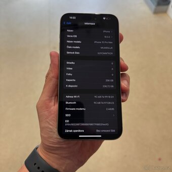 iPhone 15 Pro Max 256GB, 100% baterie, 12 měsíců záruka - 8
