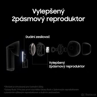Samsung Galaxy Buds3 Pro stříbrné - 8