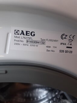 Pračka AEG L76275FL// V prfekt. stavu. En.třída A+++/ Na 7 - 8