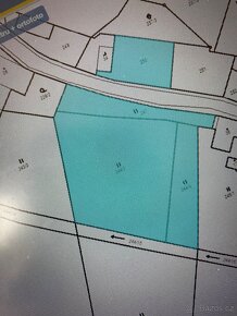 Prodáme stavební pozemky v části obce Slaná, Bořkov, Semily. - 8