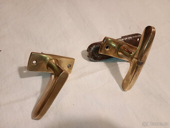 Okenní kličky,rozvory,půlolivky MOSAZ zlatá,světlá - 8