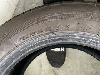 prodám letní pneumatiky 195/60/15 Bridgestone celá sada - 8