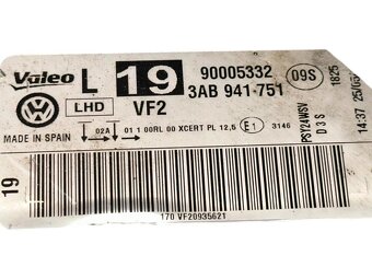 Levý bixenon xenon s LED 3AB941751 VW Passat B7 r.v. 2012 - 8