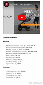 Kočárek 3v1 Rico Nesa 2020 Plum - 8