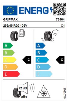 4x Zimní PNEU > GRIPMAX R20 (285/40 & 255/45) - 8