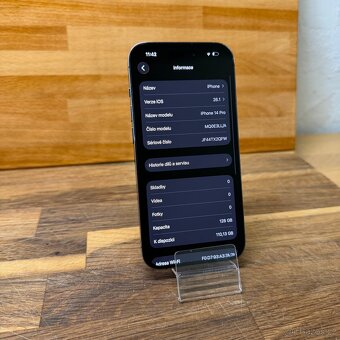 IPhone 14 Pro 128GB, fialový, eSIm (rok záruka) - 8