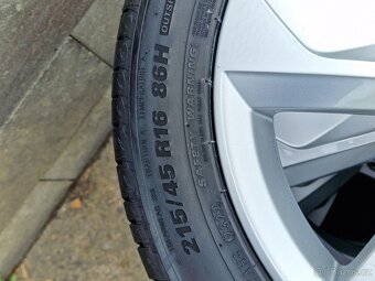 215/45/16 Originál Alu kola Škoda Fabia III 5x100 Nové - 8