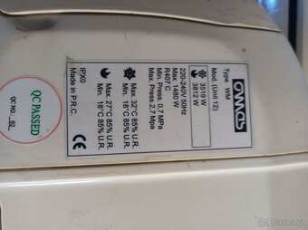 Tepelné čerpadlo OMAS Wallmaster 2630W - 8