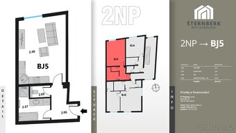 Nové 1kk ve Šternberku – moderní bydlení s parkovacím stáním - 8