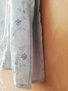 světlounce modré dívčí/dámské šaty na ples, taneční, ples - 8