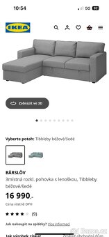Rohová rozkládací sedačka šedá - 8