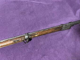 Vojenská Křesadlová Puška S Bajonetem - 18 mm - 8