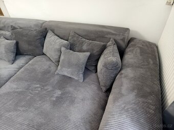 Luxusní veliká rohová pohovka - pouze vystaveno, PC: 37000Kč - 8