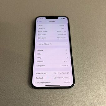 iPhone 13 Pro 256GB sierra blue, 100% baterie, záruka - 8