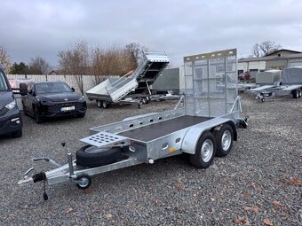 Přívěsný vozík 300x150cm, 2700kg, rampa - 8