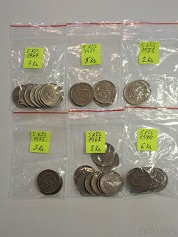 Mince 50 halierov, 1,2,5,kčs - 8