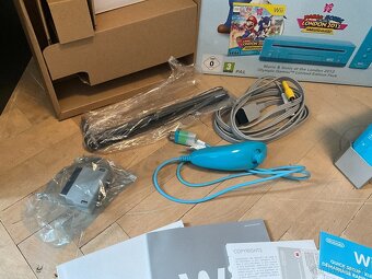 Nintendo Wii Modrá limitka Mario Sonic London Olympic 2012 - 8