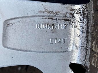 ALU kola Audi 17" 8J ET48 + zimní 225/50/R17 - 8