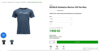 Nové merino tričko Devold Utladalen Merino 130 Man - 8