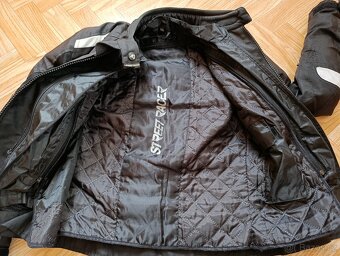 Dámská bunda na motorku Street Racer Elite černo bílá XS - 8