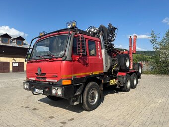 Tatra T815 lesovoz, návadzací, nesený vlek - 8